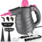 Pulitore a Vapore con 10 Accessori, Pulitore a Vapore Portatile Multiuso1050w 105℃ 450ML Pressione del Vapore 3-3,5Bar 3Min Riscaldamento Senza Sostanze Chimiche, Pistola a Vapore per Pulire Divani