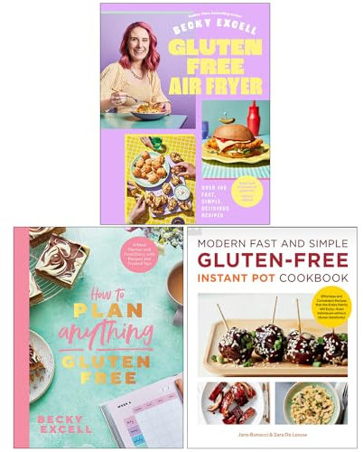 Gluten Free Air Fryer, How to Plan Anything Gluten Free & Modern Fast and Simple Gluten-free Instant Pot Cookbook 3 Books Collection Set