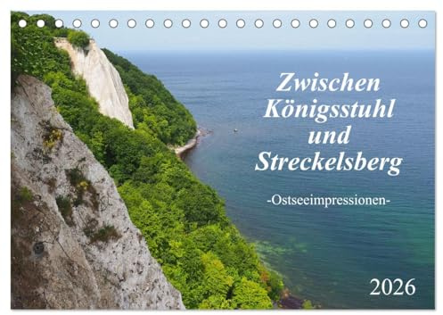 Zwischen Königsstuhl und Streckelsberg (Tischkalender 2026 DIN A5 quer), CALVENDO Monatskalender: Ostseeimpressionen von Rügen bis Usedom (CALVENDO Orte)