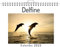 Delfine - (Wandkalender 2025, Kalender DIN A4 quer, Monatskalender im Querformat mit Kalendarium, das perfekte Geschenk)