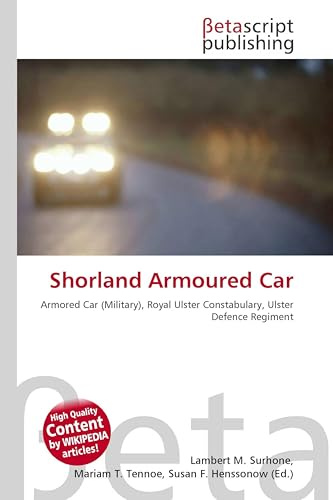 Shorland Armoured Car: Armored Car (Military), Royal Ulster Constabulary, Ulster Defence Regiment