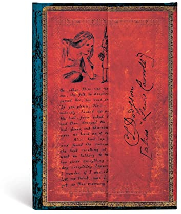 Paperblanks - Faszinierende Handschriften Lewis Carroll Alice im Wunderland - Notizbuch Mini Liniert: Lined Mini (Embellished Manuscripts Collection)