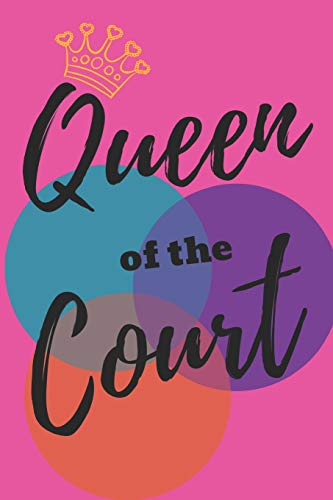 Queen Of The Court: Funny Tennis Notebook | 120 Lined Pages | 6x9 Inches