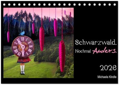 Schwarzwald. Nochmal Anders. (Tischkalender 2026 DIN A5 quer), CALVENDO Monatskalender: Einzigartige Photocollagen aus dem Schwarzwald (CALVENDO Kunst)