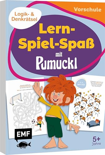 Lern-Spiel-Spaß mit Pumuckl - Mein Vorschulblock: Logik- und Denkrätsel: Mach dich fit für die Schule! Mit 40 Übungen und Rätsel ab 5 Jahren