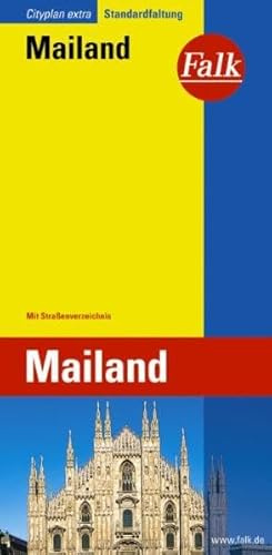 Falk Cityplan Extra Standardfaltung International Mailand / Milano mit Straßenverzeichnis