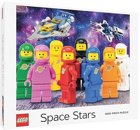 Chronicle Books 9781797214207 Lego Space Stars 1000-Piece Puzzle
