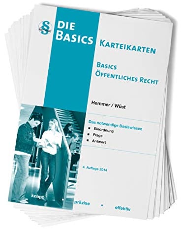 Karteikarten Basics Öffentliches Recht