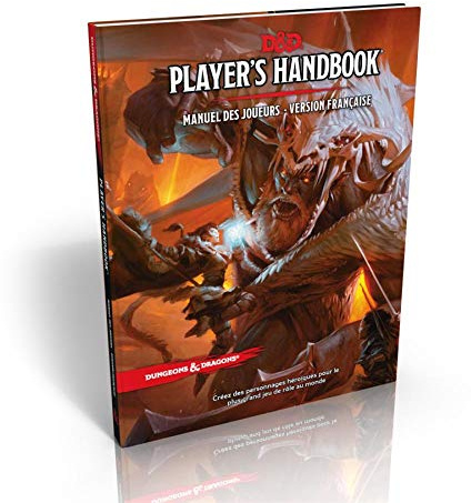 D&D 5 Ed Player's Handbook : Manuel des Joueurs Version Française