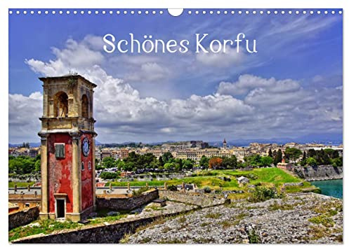 Schönes Korfu (Wandkalender 2026 DIN A3 quer), CALVENDO Monatskalender: Die griechische Insel Korfu hat viel zu bieten, nicht nur Strand und Meer. (CALVENDO Orte)