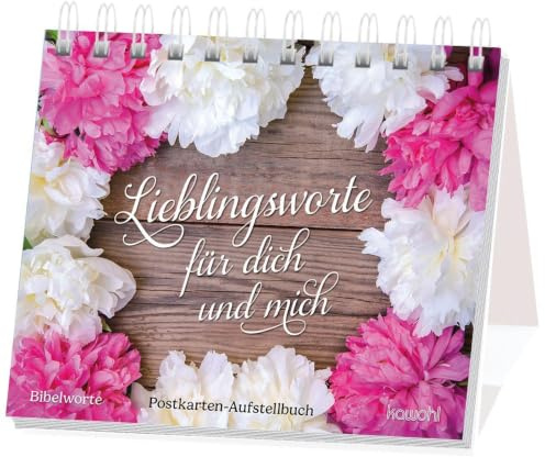 Lieblingsworte für dich und mich: Postkarten-Aufstellbuch