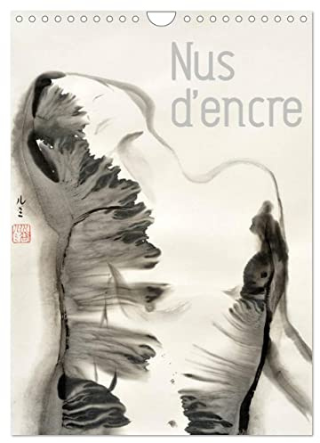 Nus d'encre (Calendrier mural 2023 DIN A4 vertical): Série de nus féminins à l'encre de Chine (Calendrier mensuel, 14 Pages )