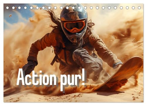 Action pur - atemberaubende Hobbys (Tischkalender 2026 DIN A5 quer), CALVENDO Monatskalender: Ein Wandkalender mit atemberaubenden Bildern von ... und Motocross-Fahren. (CALVENDO Spass)