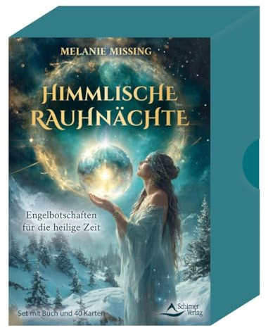 Himmlische Rauhnächte - Engelsbotschaften für die heilige Zeit: - Set mit Buch und 40 Karten