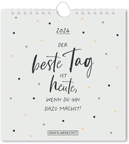 Postkartenkalender 2024 Der beste Tag: Postkartenkalender