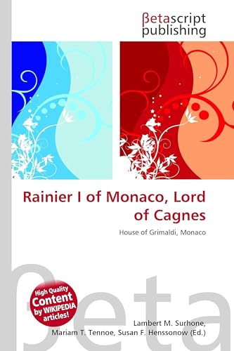 Rainier I of Monaco, Lord of Cagnes: House of Grimaldi, Monaco
