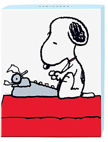 Graphique The Peanuts™ Gang-Grußkarten | 20 Stück | Blanko-Notizkarten für alle Anlässe mit Umschlägen | 4 verschiedene Designs mit Glitzer-Akzenten | Set für personalisierte Notizen | 10,8 x 15,2 cm