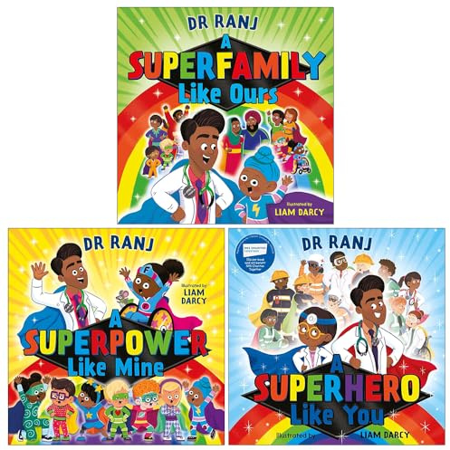 Dr. Ranj Singh Collection 3 Books Set (A Superhero Like You, A Superpower Like Mine, A Superfamily Like Ours)