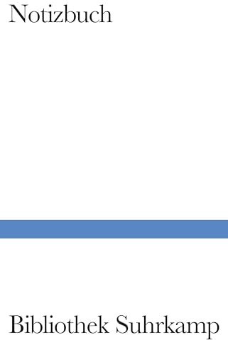 Notizbuch Bibliothek Suhrkamp: Hardcover, A6, Blanko, 160 Seiten
