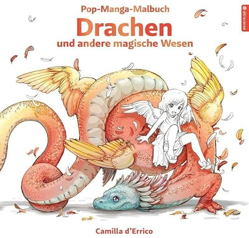 Pop-Manga-Malbuch: Drachen und andere magische Wesen