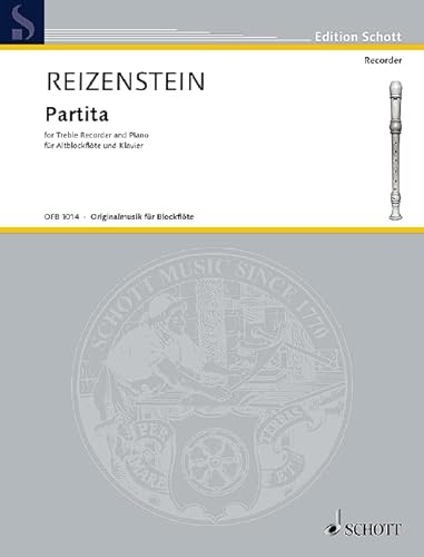 Partita: treble recorder and piano.