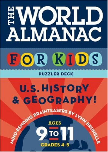World Almanac Puzzler Deck For Kids, The: United States History and Geography: Ages 9-11, Grades 4-5