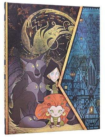 WolfWalkers (Irish Folklore Trilogy) Ultra Unlined Hardcover Journal (Wrap Closure)