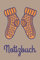 Notizbuch: Stricken Socken Punktraster Notizheft und Dotted Journal für Handlettering Ideen und Übungen