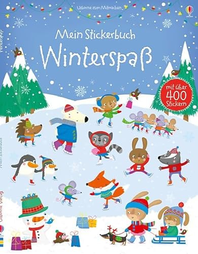 Mein Stickerbuch: Winterspaß: Usborne zum Mitmachen