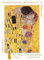 Premium Notizbuch Quartformat: Gustav Klimt, Der Kuss: Unser hochwertiges, liniertes Blankbook mit festem, künstlerisch geprägtem Einband und ... Quartformat Notizbuch mit Magnetverschluss)