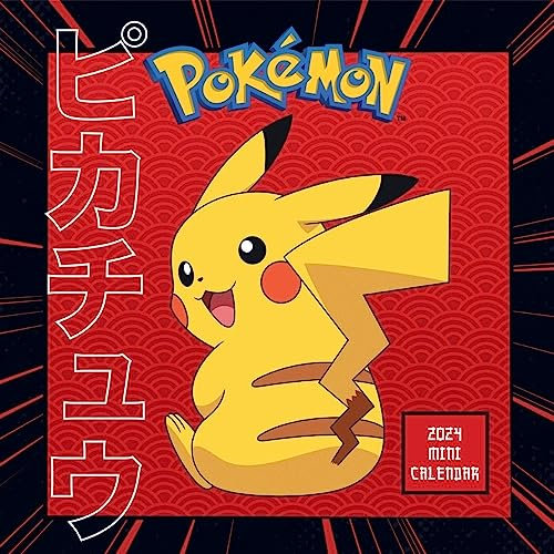 Pokemon 2024 Mini Wall Format Calendar