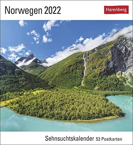 Norwegen Kalender 2022: Sehnsuchtskalender, 53 Postkarten