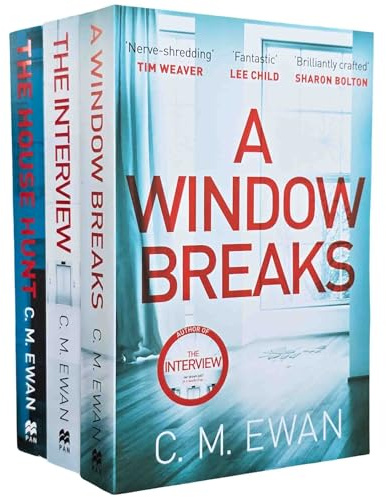 CM Ewan 3 Books Collection Set (A Window Breaks, The Interview & The House Hunt)