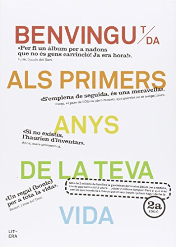 Benvingut/da als primers anys de la teva vida (Álbum del bebé)