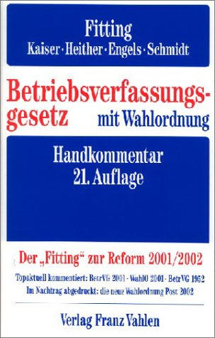 Betriebsverfassungsgesetz: Handkommentar