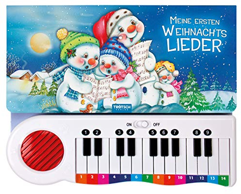 Meine ersten Weihnachtslieder: Klavierbuch mit abschaltbarem Sound: Beschäftigungsbuch Soundbuch Liederbuch (Weihnachten)