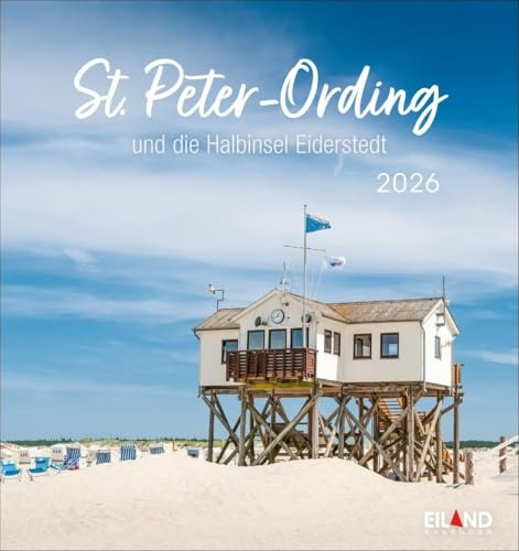 St. Peter-Ording und die Halbinsel Eiderstedt Postkartenkalender 2026: Kleiner Kalender mit Urlaubsfeeling. Postkarten-Fotokalender zum Aufstellen oder Aufhängen. (Postkartenkalender Eiland)