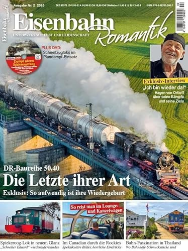 Wiedergeburt der DR-Baureihe 50.40: Eisenbahn Romantik 2/2026