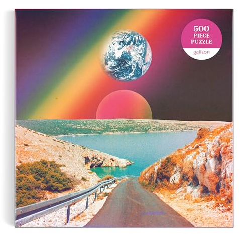 Cosmic Rainbow Puzzle: 500 Pieces