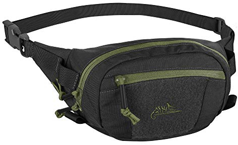 Helikon-Tex Possum Waist Pack Gürteltasche - Cordura,Schwarz/Olivgrün,Einheitsgröße