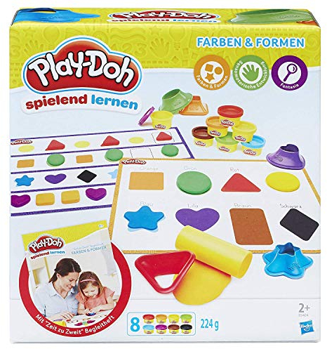 Play-Doh Hasbro Erste Farben und Formen, Knete für kreatives und fantasievolles Spielen