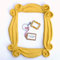 CORNICE de la casa di Monica e bello originale CHIAVE. Best friends present! Handmade with Love by Fatima.