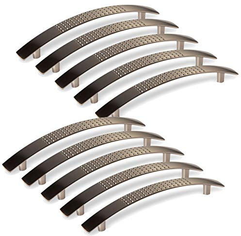 SOTECH 10er Set Möbelgriff DICO Edelstahloptik BA 128 mm Möbelgriffe Griff