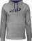 Pullover Frauen Hoodie Kontrast zweifarbig - Entwicklung und Outfit - Handball Evolution Herren - M - Grau meliert/Navy Blau - handballer geschenk hoddys wm hudis em pullis 2022 hoodys fans