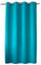 ED ENJOY HOME Rideau Obscurcissant avec Œillets argentés, Bleu Turquoise, 140x180cm, 100% Polyester, Tissu Certifié Oeko-TEX, Collection Réglisse