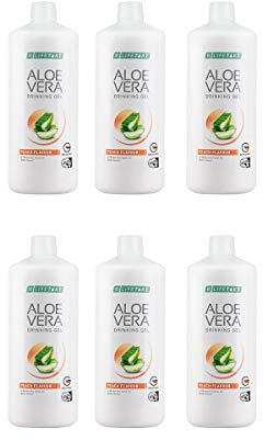 NB24 Versand Aloe Vera Drinking Gel Peach, Sixpack 6 x 1000 ml (80756-81)