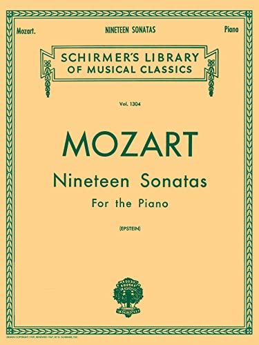 19 Sonatas - Complete: Piano Solo (Schirmer's Library of Musical Classics): Nineteen Sonatas For the Piano (Schirmer's Library of Musical Classics, 1304, Band 1304)