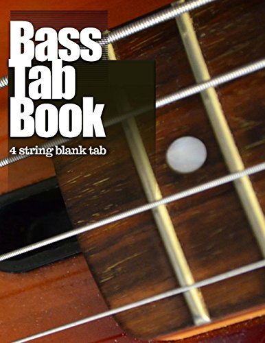 Bass Tab Book: 4 string blank tab
