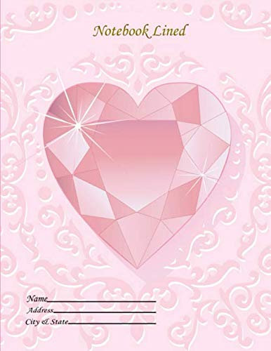 Notebook Lined: Notebook Pink Rose Quartz Unlined 8.5 X 11 Paper Journal Large To Write In Soft Cover