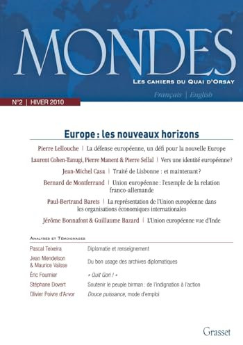 Mondes n°2 - Les cahiers du Quai d'Orsay (Gras.Mondes)